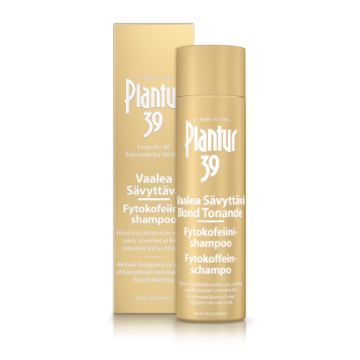 Plantur 39 Vaalea Sävyttävä fytokofeiinishampoo 250 ML