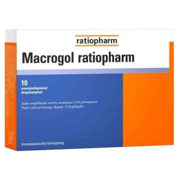 Macrogol ratiopharm annospussi 13,8 g 10 kpl
