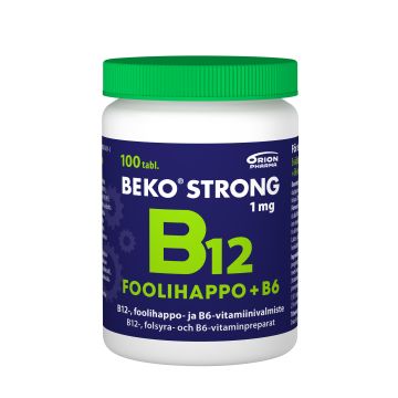 Beko Strong B12+foolihappo+B6 100 tabl