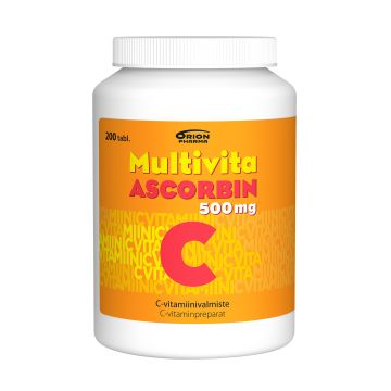 Multivita Ascorbin 500 mg 200 tabl