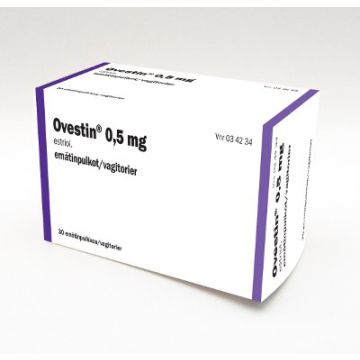 OVESTIN 0,5 mg emätinpuikko 30 fol