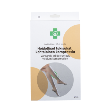 APTEEKKI Hoidolliset tukisukat, kohtalainen kompressio (lk. I) M beige 1 pari