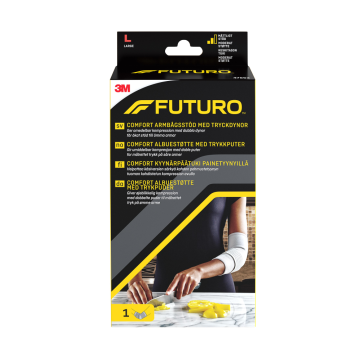 FUTURO Comfort kyynärpäätuki, L painetyynyillä 1 kpl