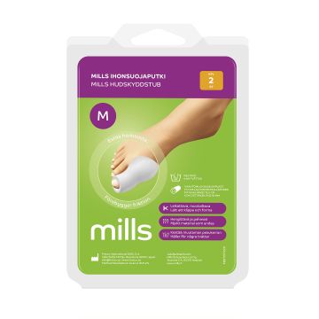 Mills Ihonsuojaputki varpaille, M  2 kpl