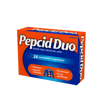PEPCID DUO 10/165/800 mg purutabl 24 fol