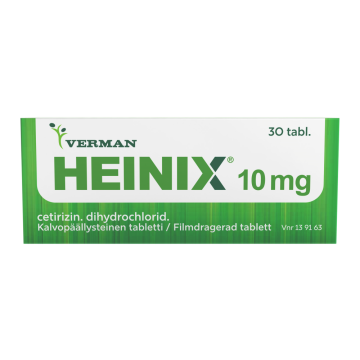 HEINIX 10 mg tabl, kalvopääll 10 fol