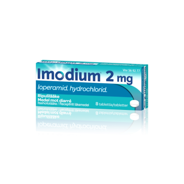 IMODIUM 2 mg tabl, kalvopääll 8 fol