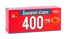 BURANA-CAPS 400 mg kaps, pehmeä 30 fol
