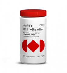 Apteq B12 metyylikobalamiini 1000 mikrog 180 tabl