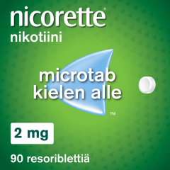 NICORETTE MICROTAB 2 mg resoribl 90 fol