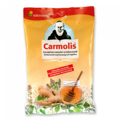 Carmolis Inkivääri-hunaja Kurkkukaramelli